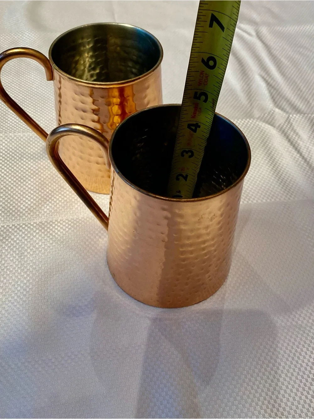 Threshold Hammered Copper-Color Moscow Mule Mugs (Set of 2)